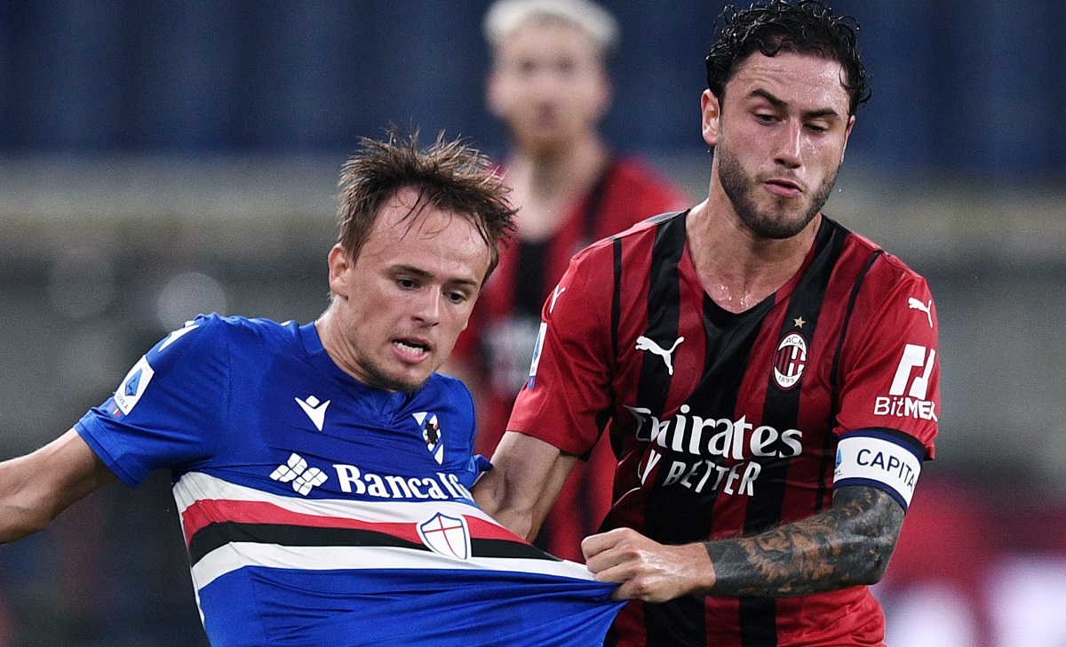 damsgaard calabria sampdoria milan