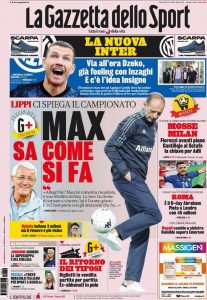 Le prime pagine dei Quotidiani Sportivi in edicola questa mattina 33 la gazzetta dello sport 2021 08 12 611455dc19965