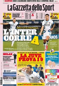 Rassegna stampa Milan: prime pagine quotidiani sportivi – 28 agosto 2021 33 la gazzetta dello sport 2021 08 28 61296e7f146ce