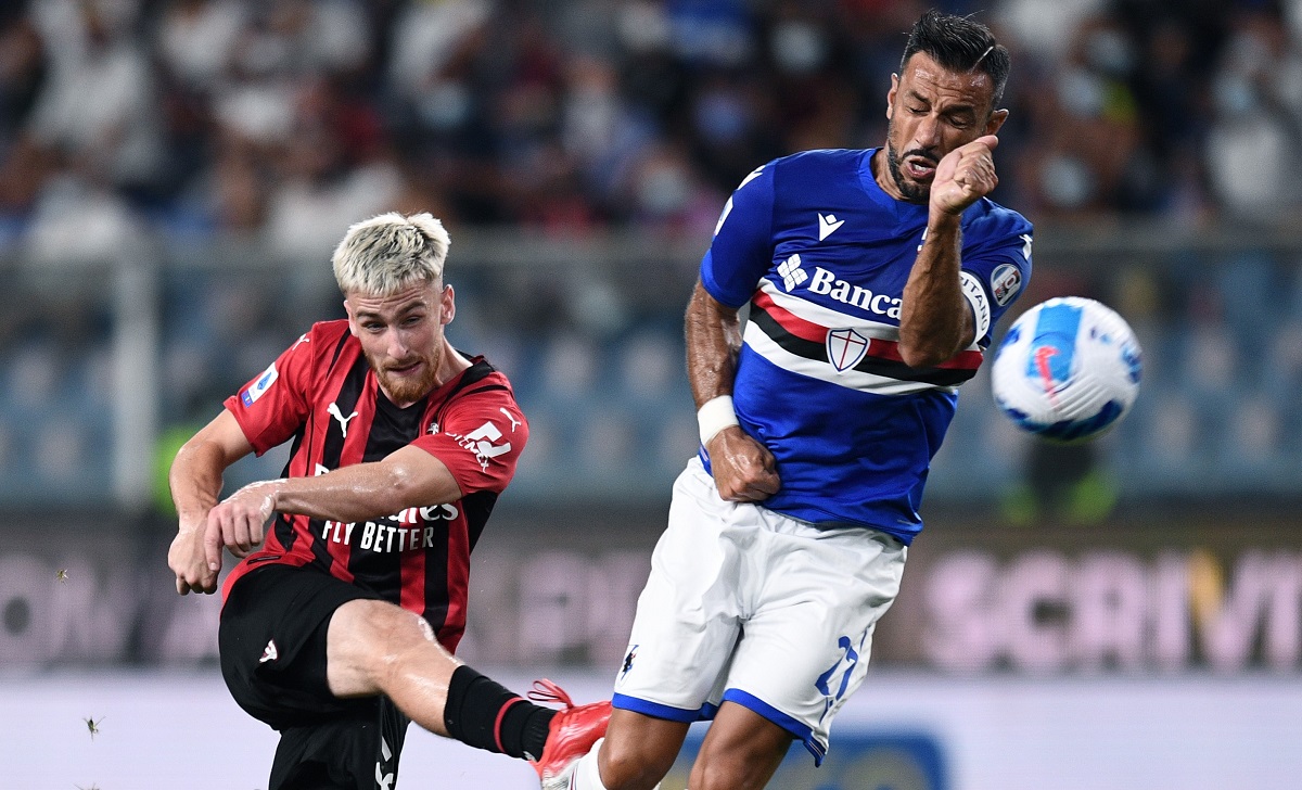 saelemaekers quagliarella sampdoria milan