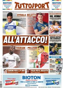 Le prime pagine dei Quotidiani Sportivi in edicola questa mattina 35 tuttosport 2021 08 20 611ed9973eae4