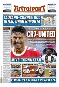 Rassegna stampa Milan: prime pagine quotidiani sportivi – 28 agosto 2021 35 tuttosport 2021 08 28 61296a71e52d2