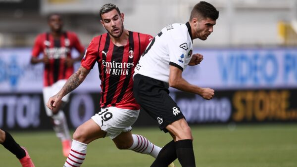 Spezia.Milan serie A