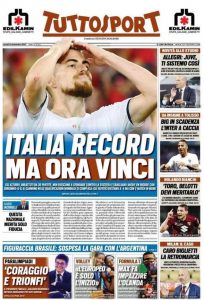 Le prime pagine dei Quotidiani Sportivi in edicola questa mattina 35 IMG 20210906 WA0003