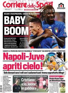 Le prime pagine dei Quotidiani Sportivi in edicola questa mattina 34 IMG 20210909 WA0002