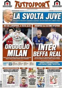 Le prime pagine dei Quotidiani Sportivi in edicola questa mattina 35 IMG 20210916 WA0004