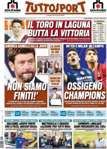 Le prime pagine dei Quotidiani Sportivi in edicola questa mattina 35 IMG 20210928 WA0002