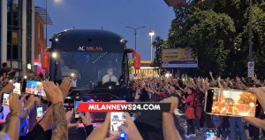 MN24 – Milan Atletico Madrid: arrivati i pullman delle rispettive squadre
