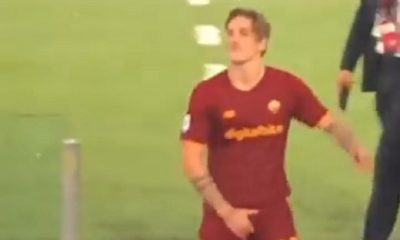 Zaniolo gestaccio