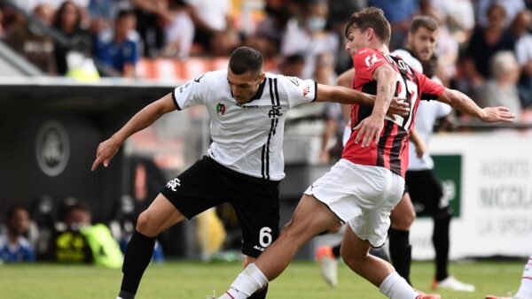 Spezia.Milan serie A