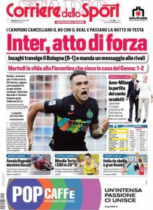 Le prime pagine dei Quotidiani Sportivi in edicola questa mattina 34 corriere dello sport 2021 09 19 6146665964148