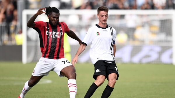 Spezia.Milan serie A