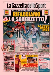 Le prime pagine dei Quotidiani Sportivi in edicola questa mattina 33 la gazzetta dello sport 2021 09 14 61401df806d41