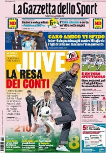 Le prime pagine dei Quotidiani Sportivi in edicola questa mattina 33 la gazzetta dello sport 2021 09 18 61451ced8f558