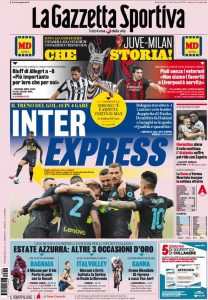 Le prime pagine dei Quotidiani Sportivi in edicola questa mattina 33 la gazzetta dello sport 2021 09 19 61466f7bd1b62