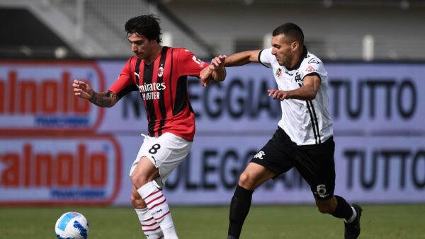 Spezia.Milan serie A