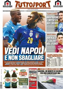 Rassegna stampa Milan: prime pagine quotidiani sportivi – 11 settembre 21 35 tuttosport 1