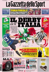 Le prime pagine dei Quotidiani sportivi in edicola questa mattina 35 Gazzetta dello Sport