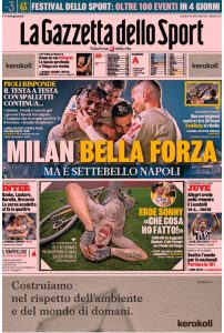 Le prime pagine dei Quotidiani Sportivi in edicola questa mattina 33 IMG 20211004 WA0003