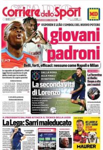 Le prime pagine dei Quotidiani Sportivi in edicola questa mattina 34 IMG 20211005 WA0003