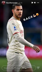 Theo festeggia la negatività al Covid: «Sono tornato» - FOTO 29 Screenshot 2021 10 24 at 10 40 15 Passione Sportiva passionesportiva e su Instagram