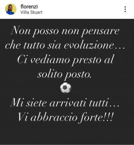 Florenzi da Villa Stuart post operazione: «Ci vediamo presto» - FOTO 29 Screenshot 20211001 191333 Instagram
