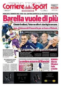 Le prime pagine dei Quotidiani Sportivi in edicola questa mattina 34 corriere dello sport 2021 10 12 61650e2da7ec4