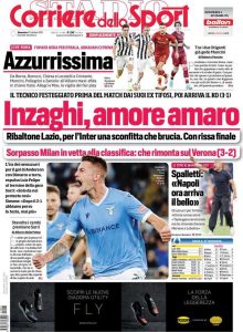 Le prime pagine dei Quotidiani Sportivi in edicola questa mattina 33 corriere dello sport 2021 10 17 616b518d38d4b