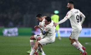 Pagelle Cagliari Milan: Bennacer danza sotto la pioggia