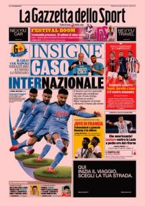 Le prime pagine dei Quotidiani Sportivi in edicola questa mattina 33 la gazzetta dello sport 2021 10 12 61650e92b06c3
