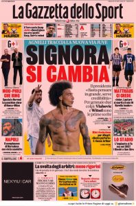 Le prime pagine dei Quotidiani Sportivi in edicola questa mattina