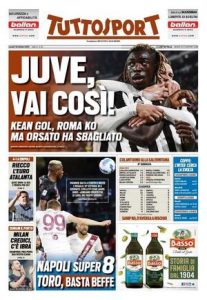 Le prime pagine dei Quotidiani Sportivi in edicola questa mattina 35 tuttosport 2021 10 18 616cf51042ce8