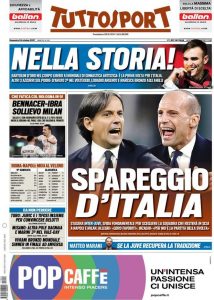 Le prime pagine dei Quotidiani sportivi in edicola questa mattina 33 tuttosport 2021 10 24 61748b4b75d02