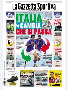 Le prime pagine dei Quotidiani sportivi in edicola questa mattina 34 WhatsApp Image 2021 11 14 at 07.56.07 1