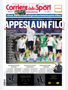 Le prime pagine dei Quotidiani sportivi in edicola questa mattina 35 WhatsApp Image 2021 11 16 at 08.05.39