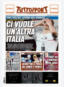 Le prime pagine dei Quotidiani sportivi in edicola questa mattina 33 WhatsApp Image 2021 11 16 at 08.05.40
