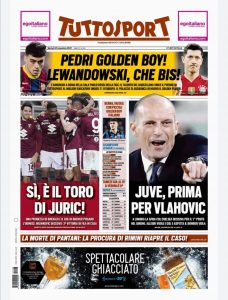 Le prime pagine dei Quotidiani Sportivi in edicola questa mattina 33 WhatsApp Image 2021 11 23 at 07.52.44 2