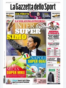 Le prime pagine dei Quotidiani Sportivi in edicola questa mattina 35 WhatsApp Image 2021 11 23 at 07.52.44