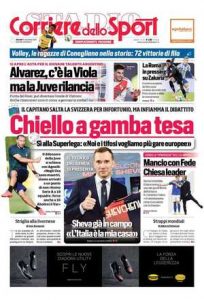 Le prime pagine dei Quotidiani Sportivi in edicola questa mattina 34 corriere dello sport 2021 11 11 618c590bd988d