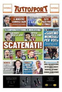 Le prime pagine dei Quotidiani Sportivi in edicola questa mattina 35 tuttosport 2021 11 11 618c54f5f1349