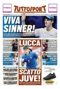 Le prime pagine dei Quotidiani Sportivi in edicola questa mattina 35 tuttosport 2021 11 19 6196e514b6a88