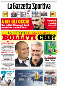 Le prime pagine dei Quotidiani sportivi in edicola questa mattina 33 Screenshot 2021 12 19 09.48.03
