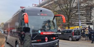 MN24 – Milan Salernitana: arrivati i pullman delle rispettive squadre, VIDEO
