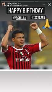 Milan, Thiago Silva omaggia il club per i suoi 122 anni - FOTO 29 WhatsApp Image 2021 12 16 at 20.23.11