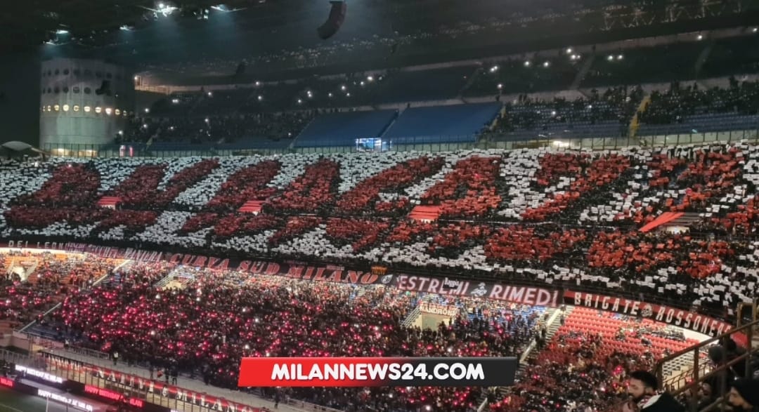 Coreografia Milan Napoli: la Sud carica i rossoneri - FOTO 26 WhatsApp Image 2021 12 19 at 20.45.58
