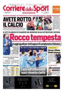 Le prime pagine dei Quotidiani sportivi in edicola questa mattina 34 corriere dello sport 2021 12 03 61a955936e95c
