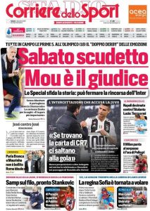 Le prime pagine dei Quotidiani sportivi in edicola questa mattina 34 corriere dello sport 2021 12 04 61aaa72498257