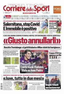 Le prime pagine dei Quotidiani sportivi in edicola questa mattina 32 corsport 6