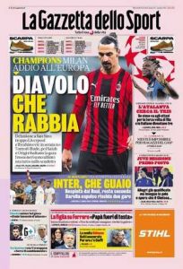 Le prime pagine dei Quotidiani sportivi in edicola questa mattina 33 la gazzetta dello sport 2021 12 08 61aff4f55476c