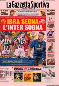 Le prime pagine dei Quotidiani sportivi in edicola questa mattina 34 la gazzetta dello sport 2021 12 12 61b585d81f42b